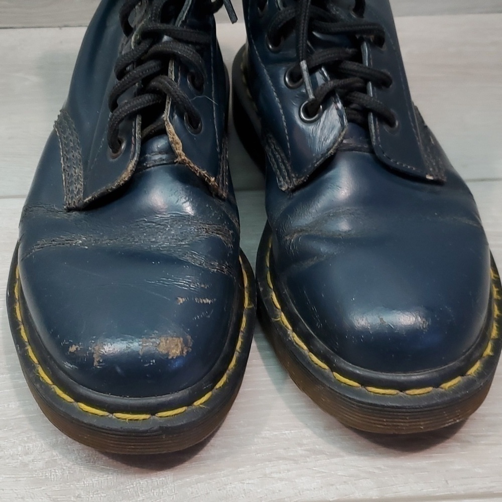 Vintage Doc Dr.Martens Womens The Original England Chunky Boots shoes UK5 US7 - Picture 3 of 14